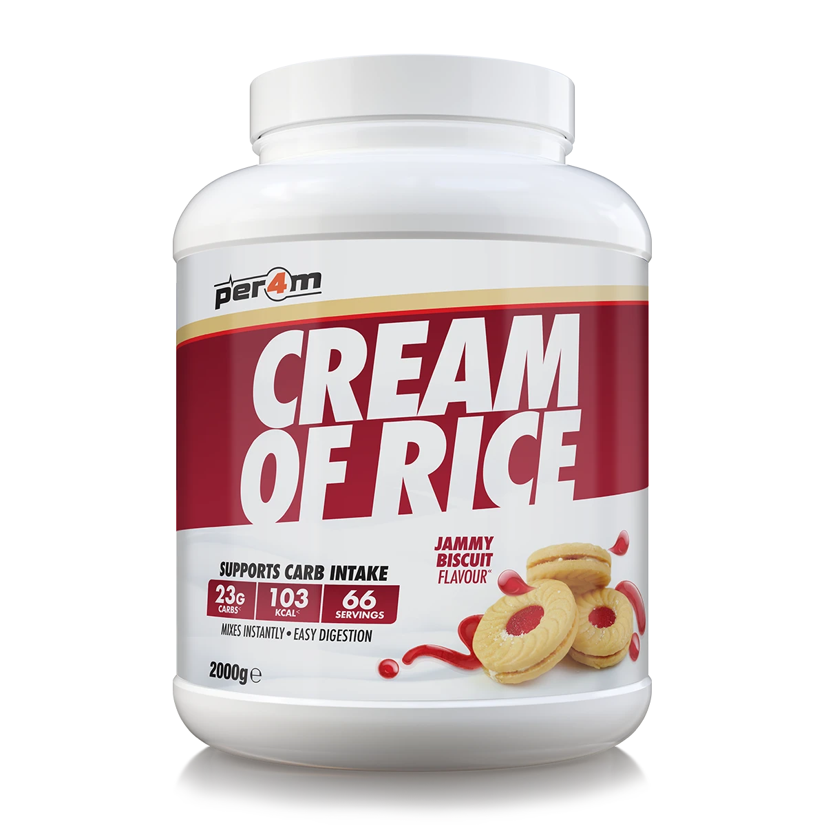 Per4M Cream Of Rice, 2000g - 6 smaker