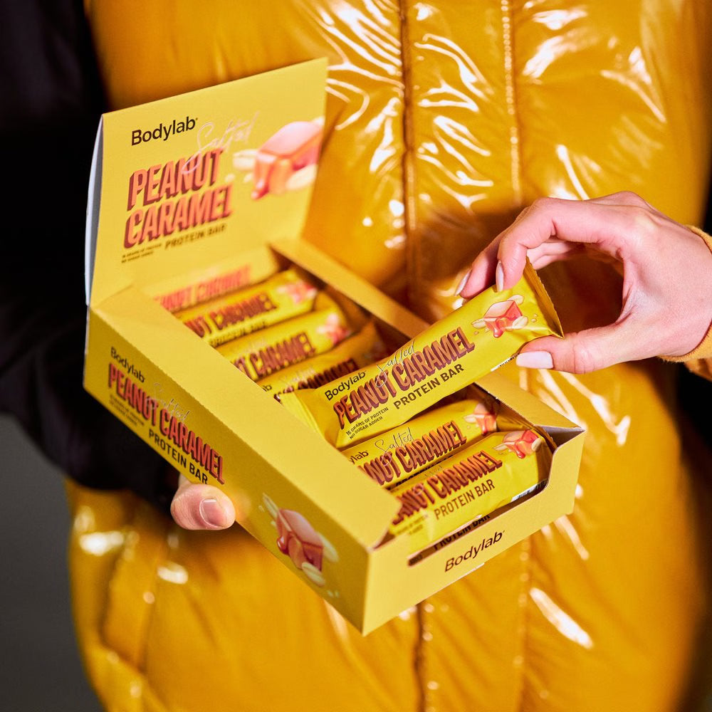 Bodylab Proteinbar, 12x55g, Salted Peanut Caramel