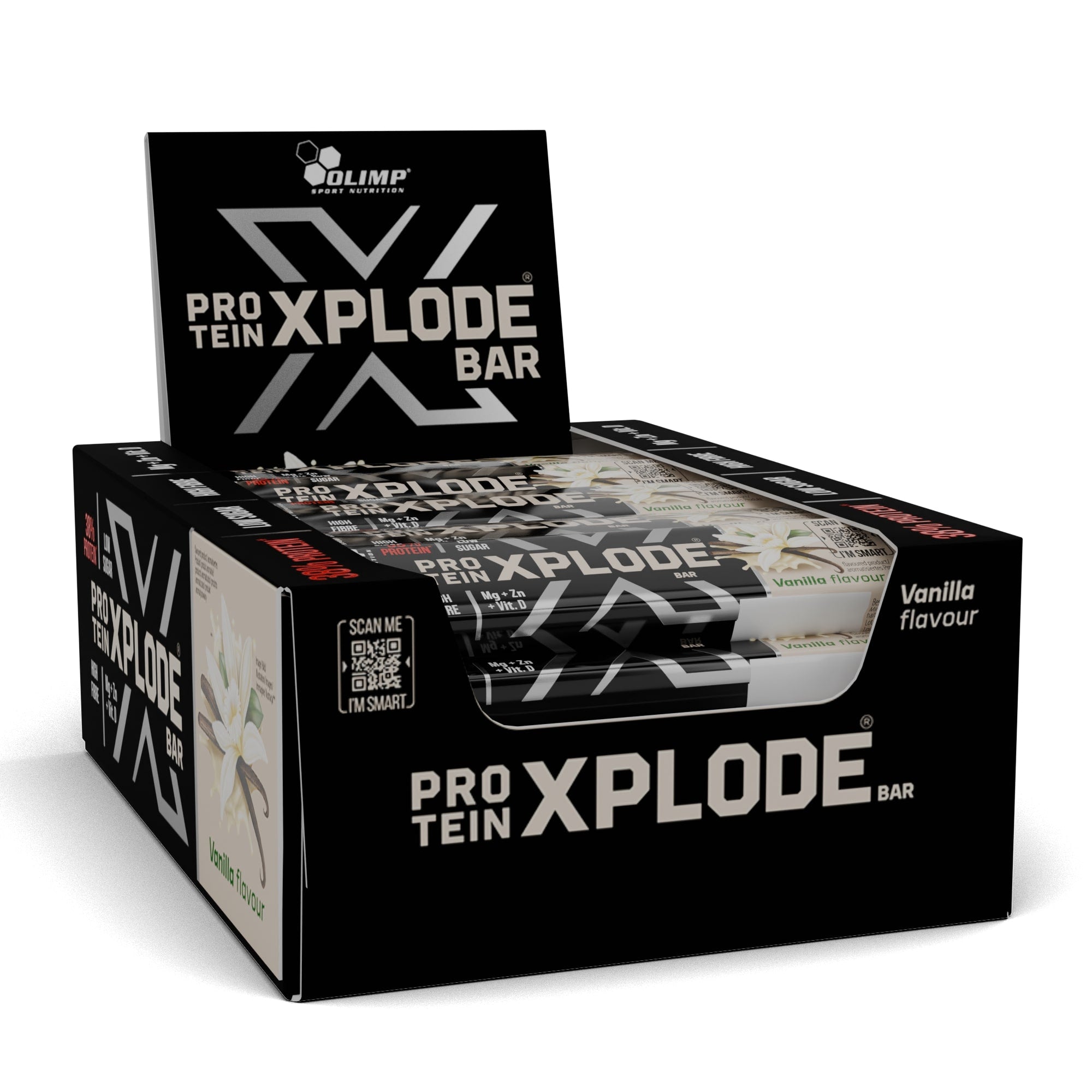 Olimp Protein Xplode Bar, 25x40g, Vanilla
