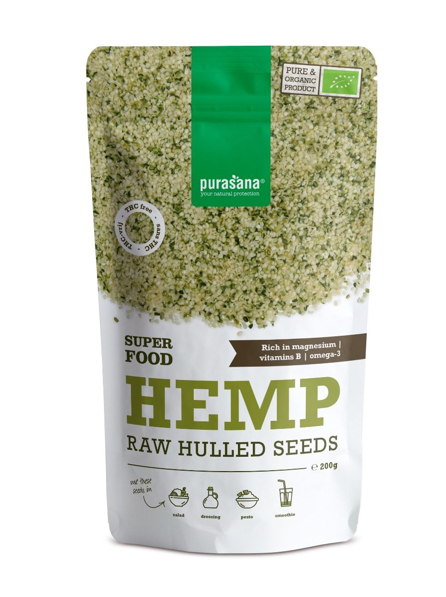 Purasana Hemp Seeds, 200g