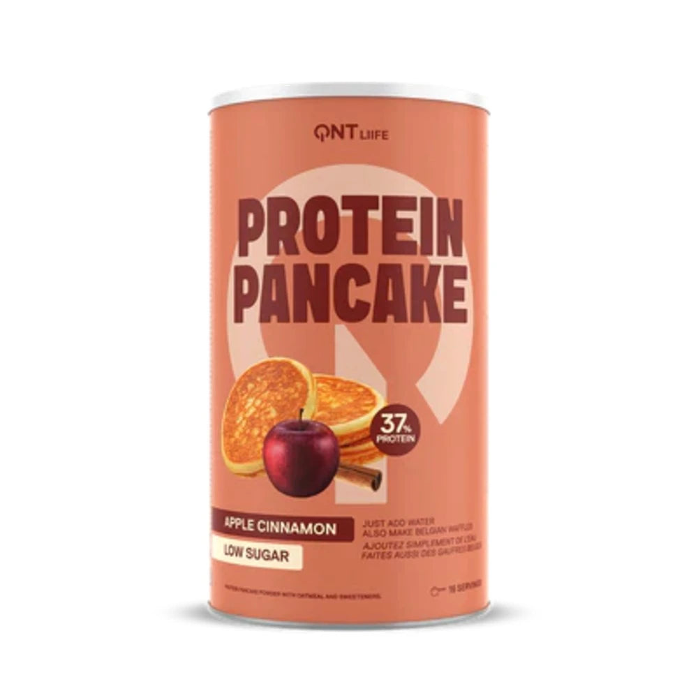 QNT Low Sugar Protein Pancake 500 g proteinpannekaker Apple Cinnamon