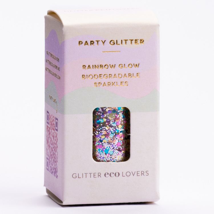 Glitter Eco Rainbow Glow Partyglitter 15 ml