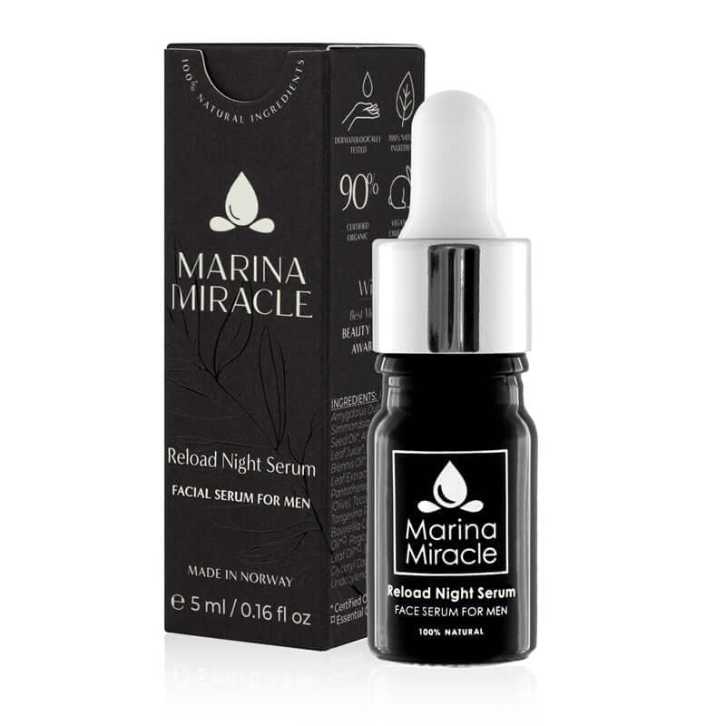 Marina Miracle, Nattserum FOR MENN - Reload Night Serum Tester-Ansiktsolje-JKSHOP
