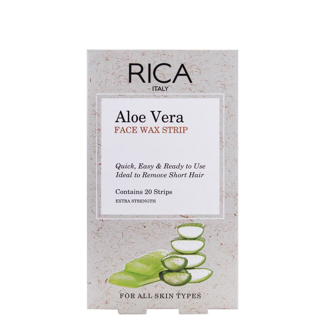 Rica Aloe Vera Wax Strips – Ansikt, 20 stk