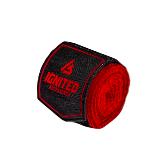 Ignited Accessories, Boxing Hand Wraps, red
