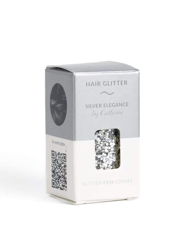Glitter Eco Lovers Silver Elegance Hair Glitter