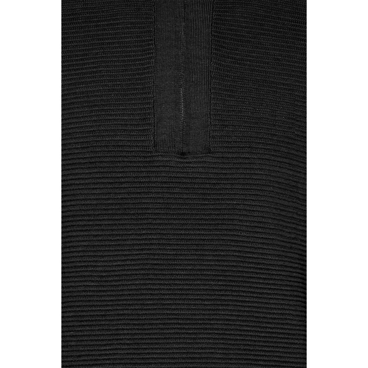 Solid Valencia half zip strikkegenser svart bilde 2