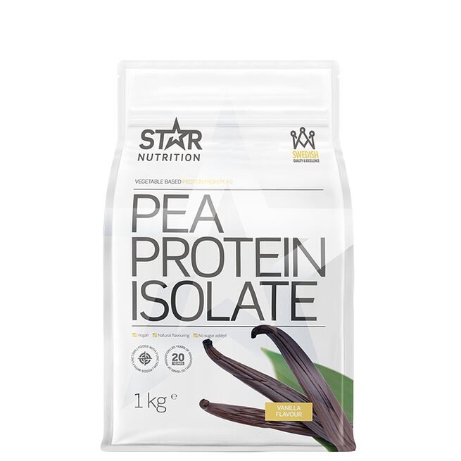 Star Nutrition Pea Protein Isolate 1 kg erteprotein bilde 5