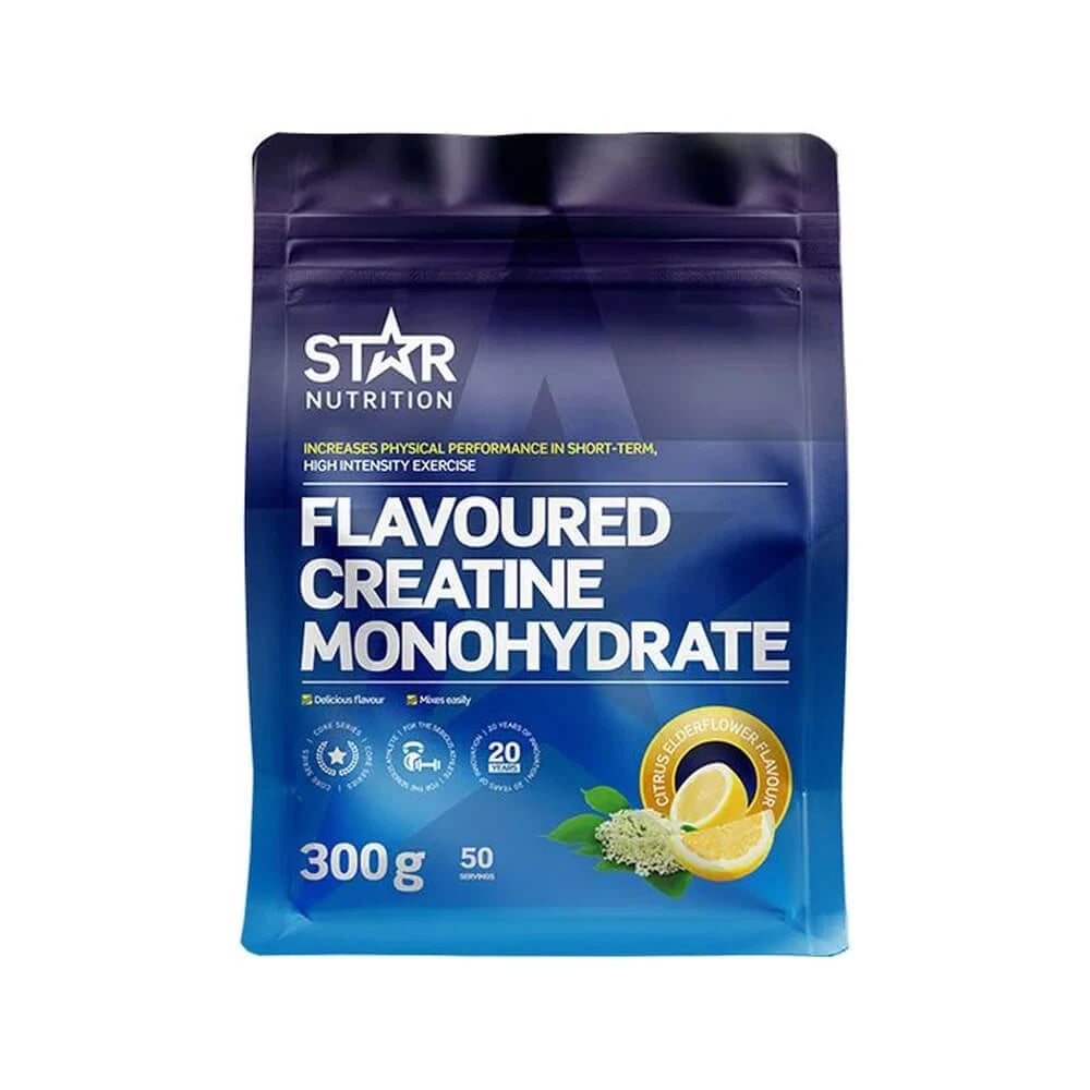Star Nutrition Smaksatt Kreatin Monohydrat 300 g Citrus Elderflower
