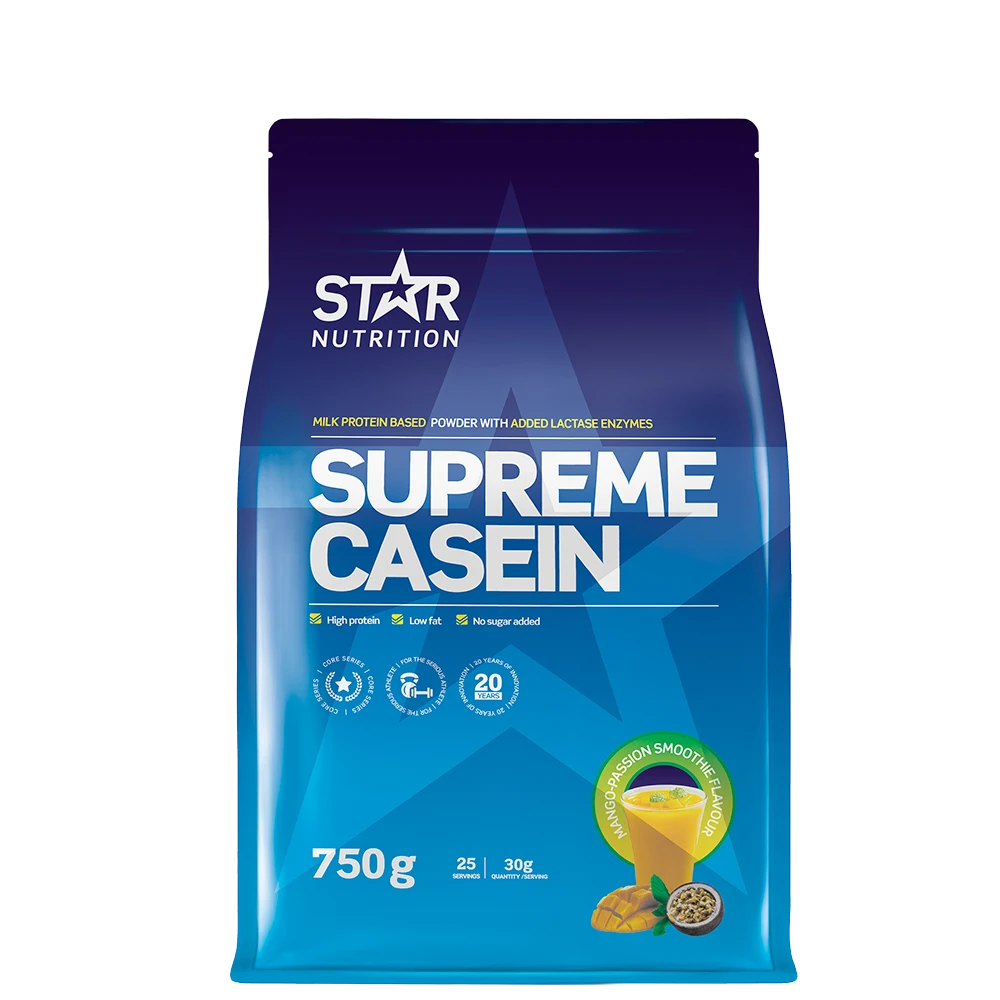 Star Nutrition Supreme Kasein 750 g Mango-Passion Smoothie Flavour