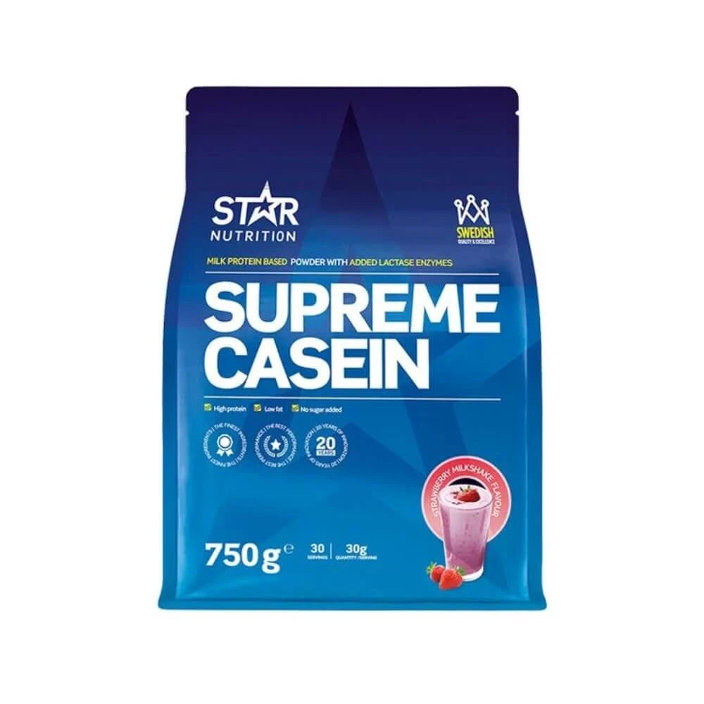 Star Nutrition Supreme Kasein 750 g Strawberry Milkshake