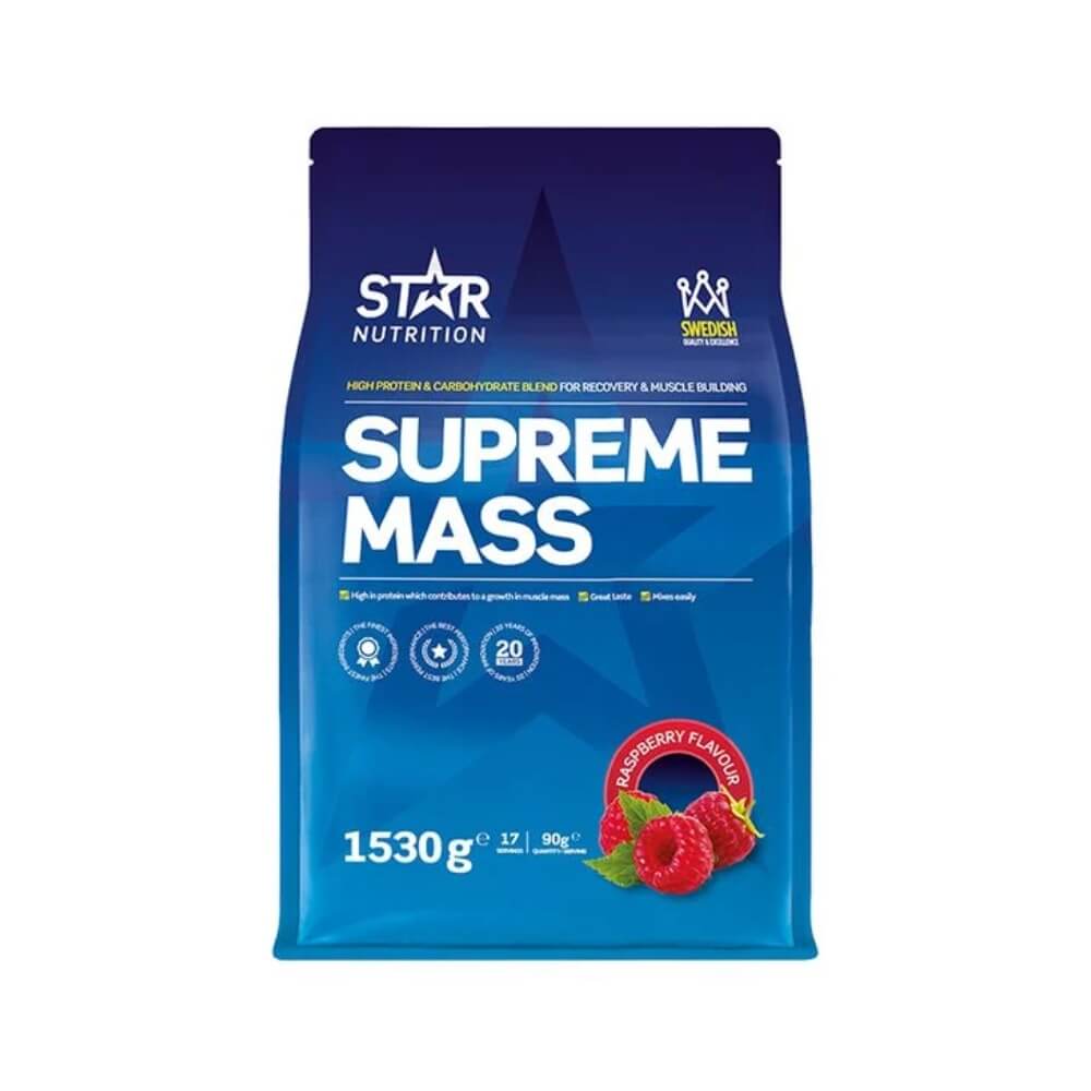 Star Nutrition Supreme Mass Gainer 1,53 kg Rasberry