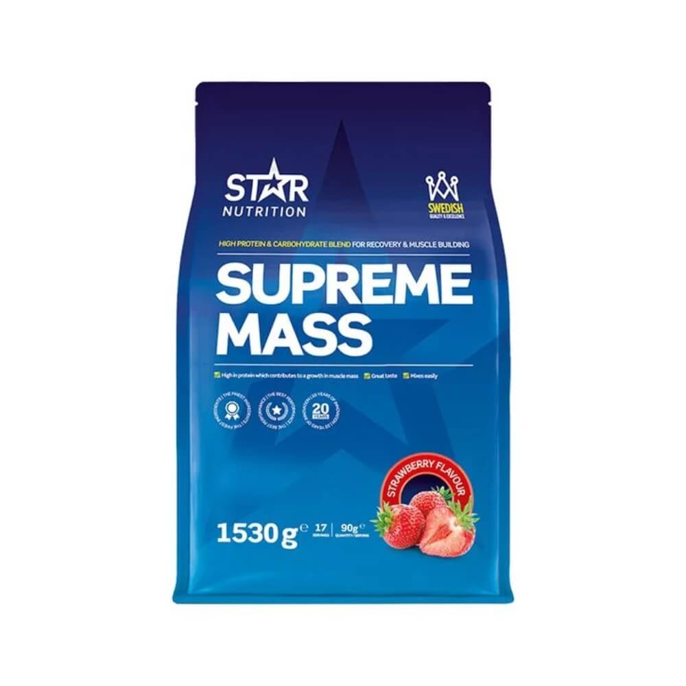 Star Nutrition Supreme Mass Gainer 1,53 kg Strawberry