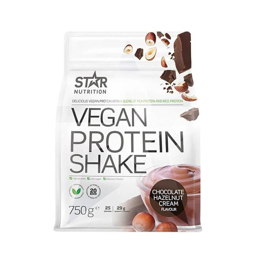 Star Nutrition Vegan Protein Shake 750 g Chocolate Hazelnut