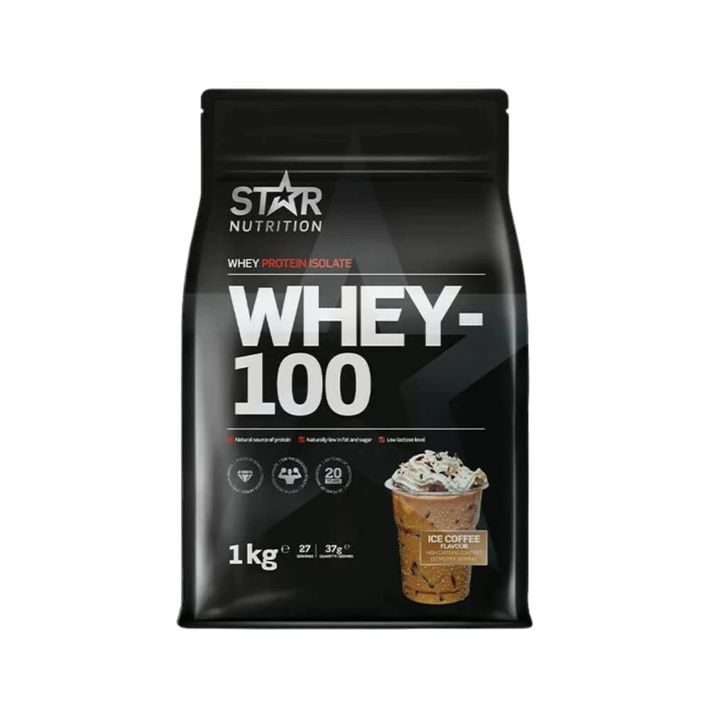 Star Nutrition Whey-100 Myseprotein 1 kg Ice Coffee