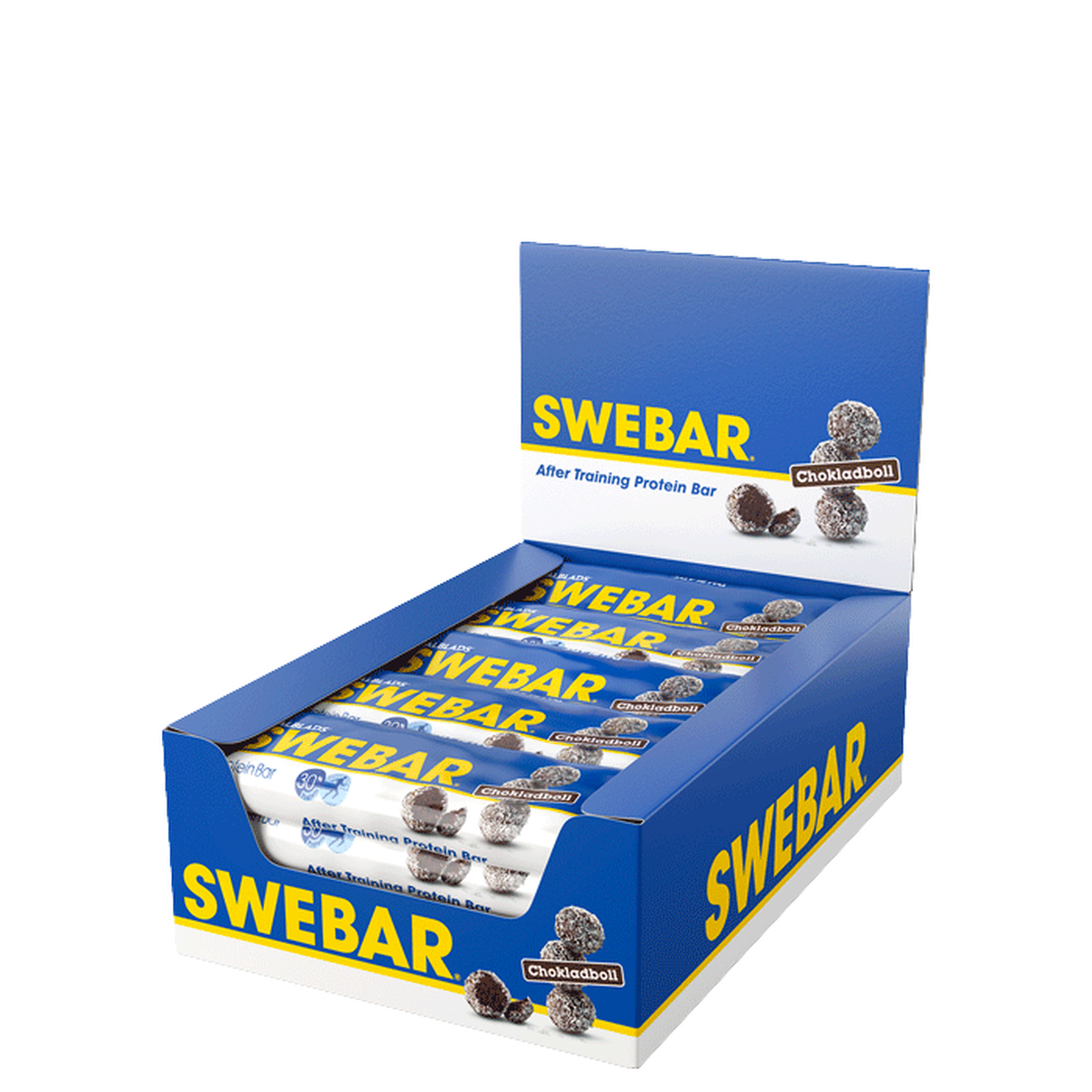 Swebar proteinbar Chocolateball 15 x 55 g