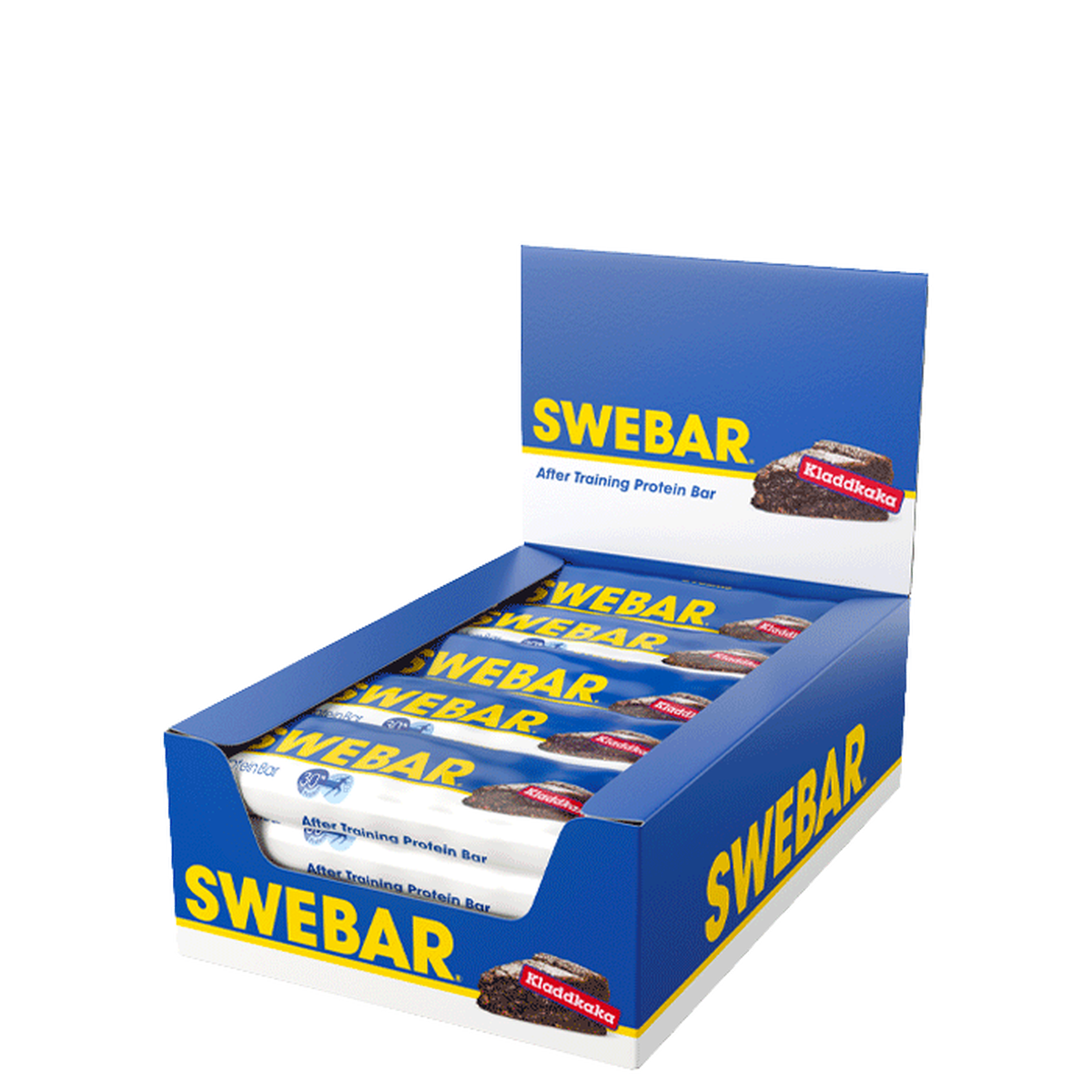 Swebar proteinbar Kladdkake 15 x 55 g