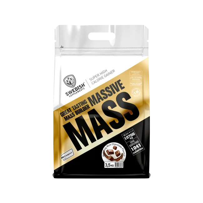 Swedish Supplements Massive Mass 3,5 kg gainer, Heavenly Rich Chocolate