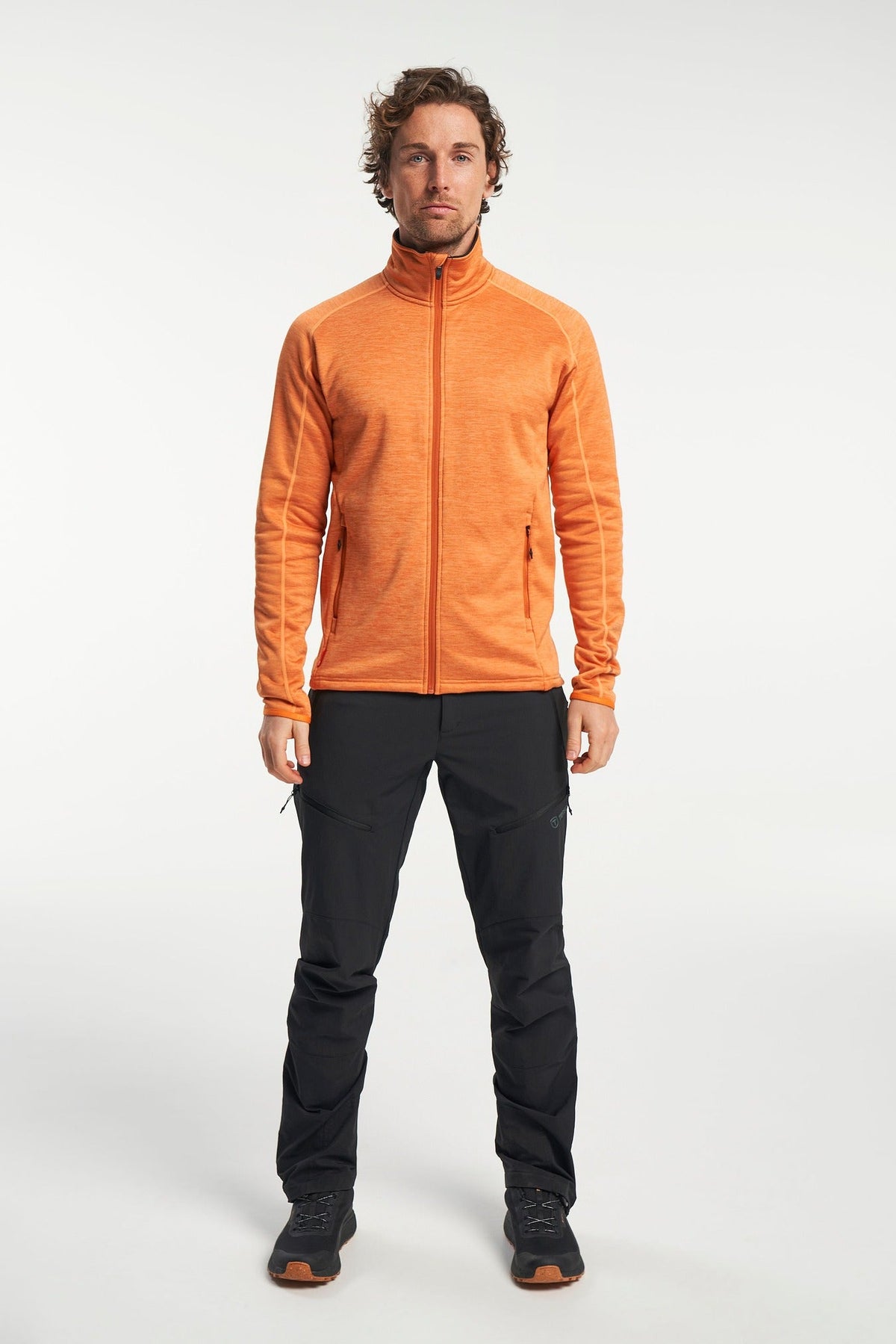 Tenson TXLite Midlayer Zip Men – dark orange