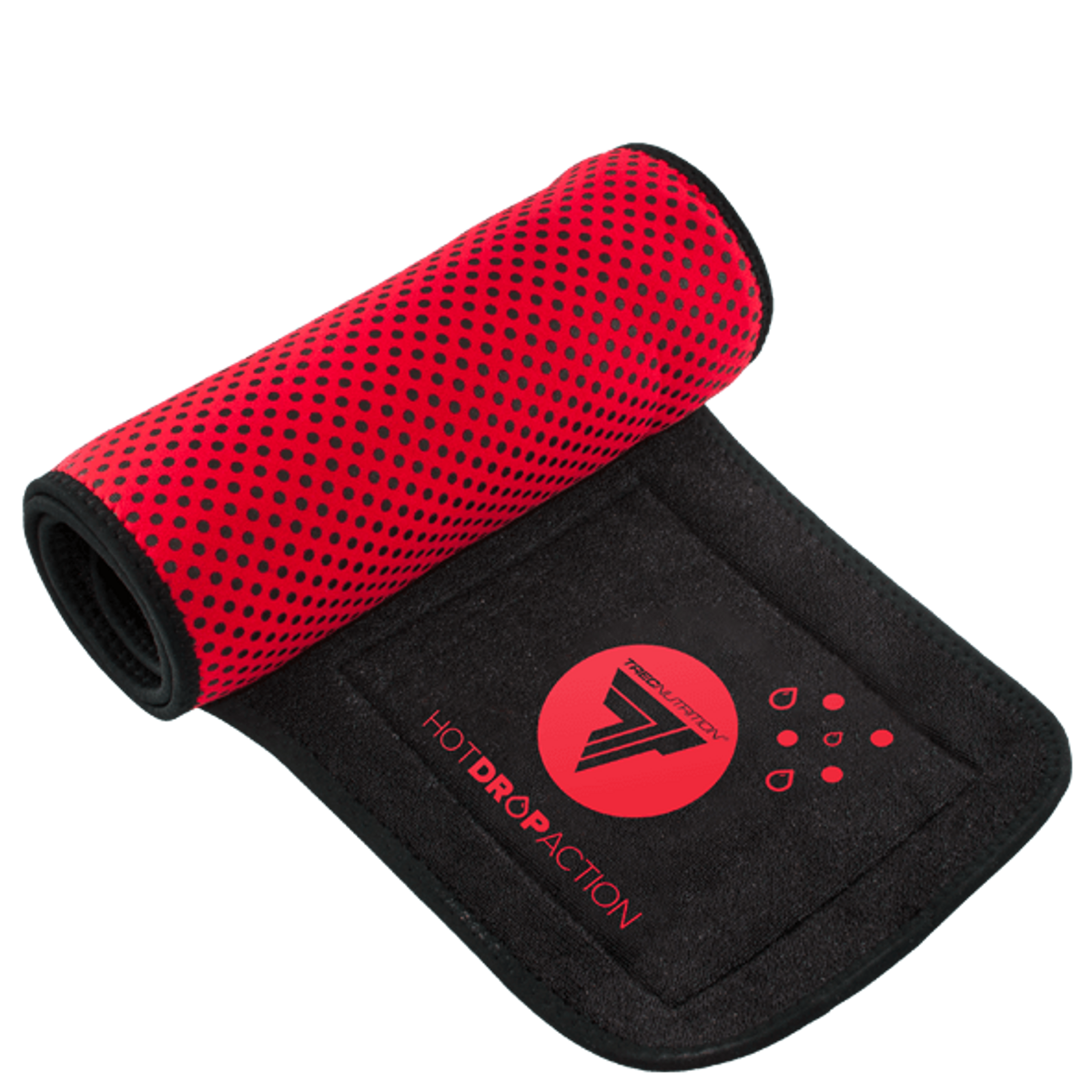 Trec Slimming Belt HotDropAction, Black/red
