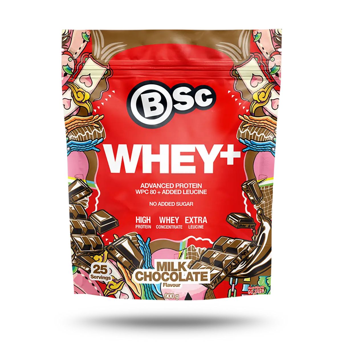 BSC Whey Protein, 900g, Milk Chocolate