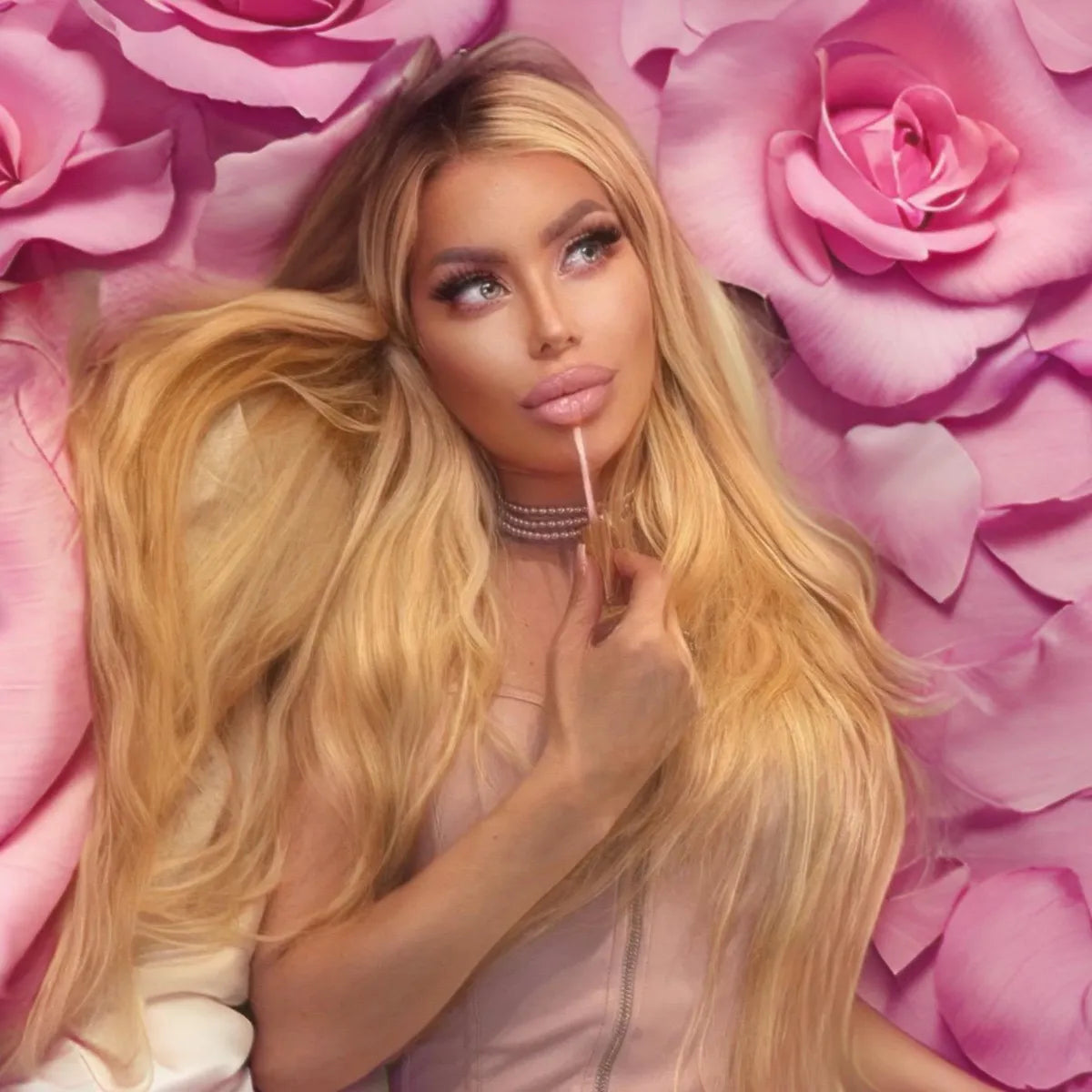 AngelBeauty PinkRose Signature Lipgloss