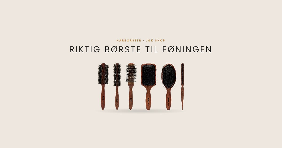 EVO hårbørster til føning