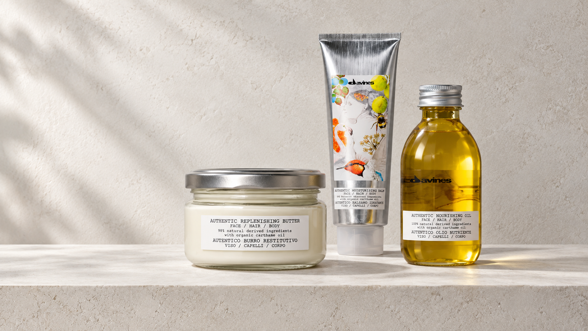 Kjøpsguide til Davines Authentic Formulas, Davines produkter hos J&K Shop