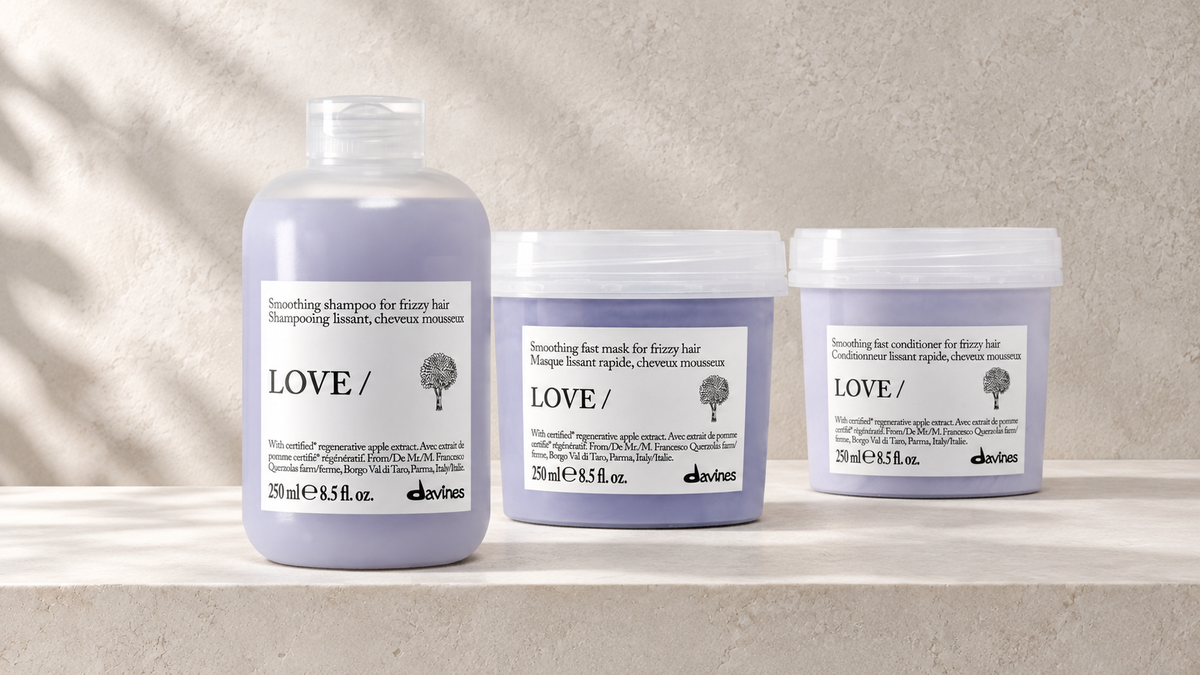 Kjøpsguide til Davines LOVE Smoothing, Davines produkter hos J&K Shop