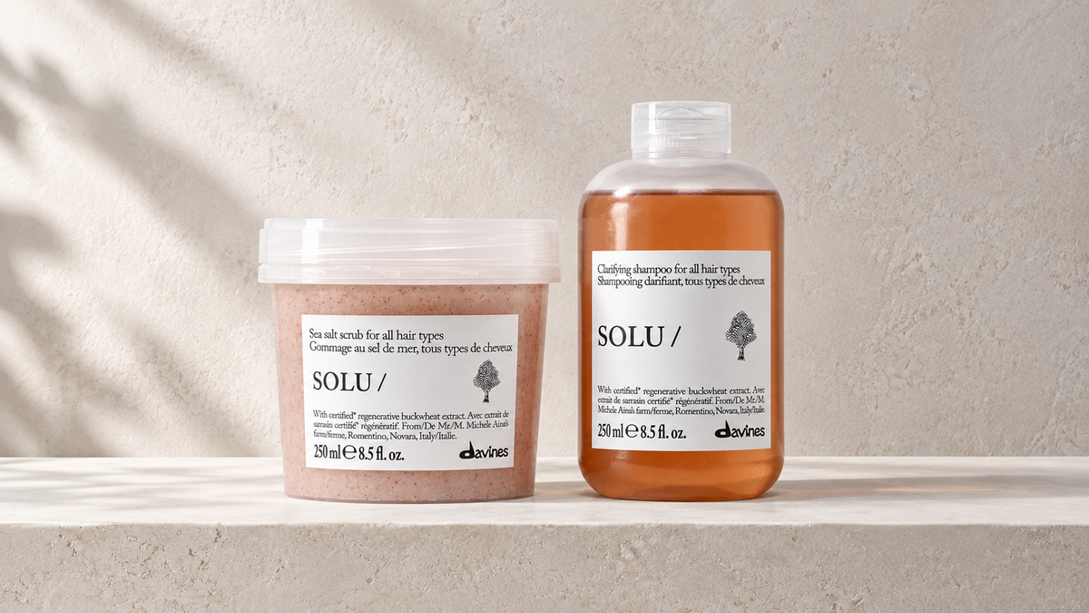 Stylingrester i håret? Når Davines SOLU passer i rutinen, Davines produkter hos J&K Shop