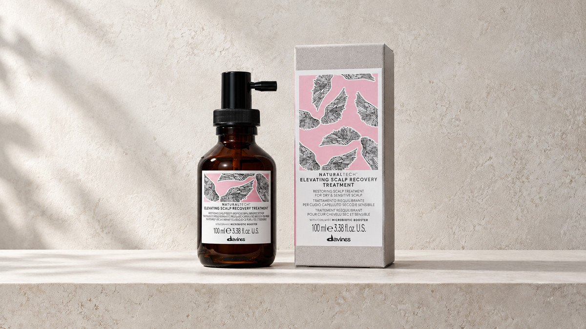 Sensitiv hodebunn? Slik passer Davines Naturaltech Elevating inn i rutinen, Davines produkter hos J&K Shop