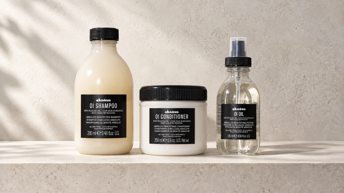 Davines OI: slik får du en rutine for glans og mykt hår, Davines produkter hos J&K Shop