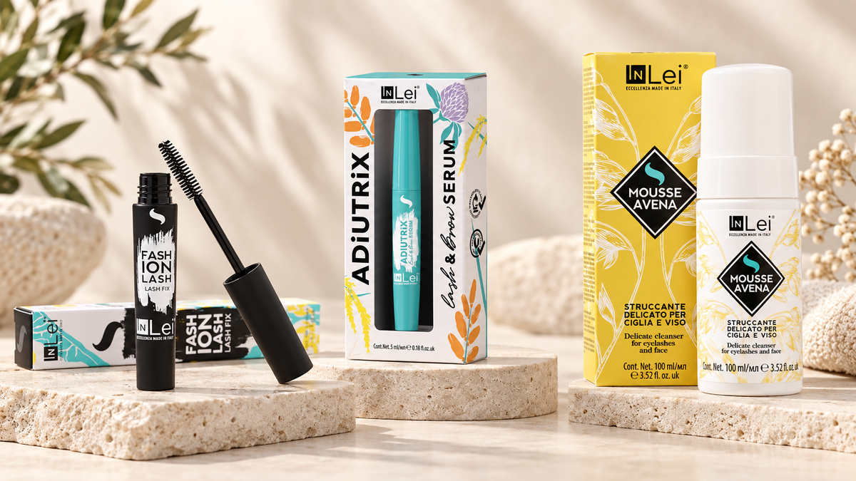 InLei Fashion Lash, Adiutrix Serum og Avena skumrens