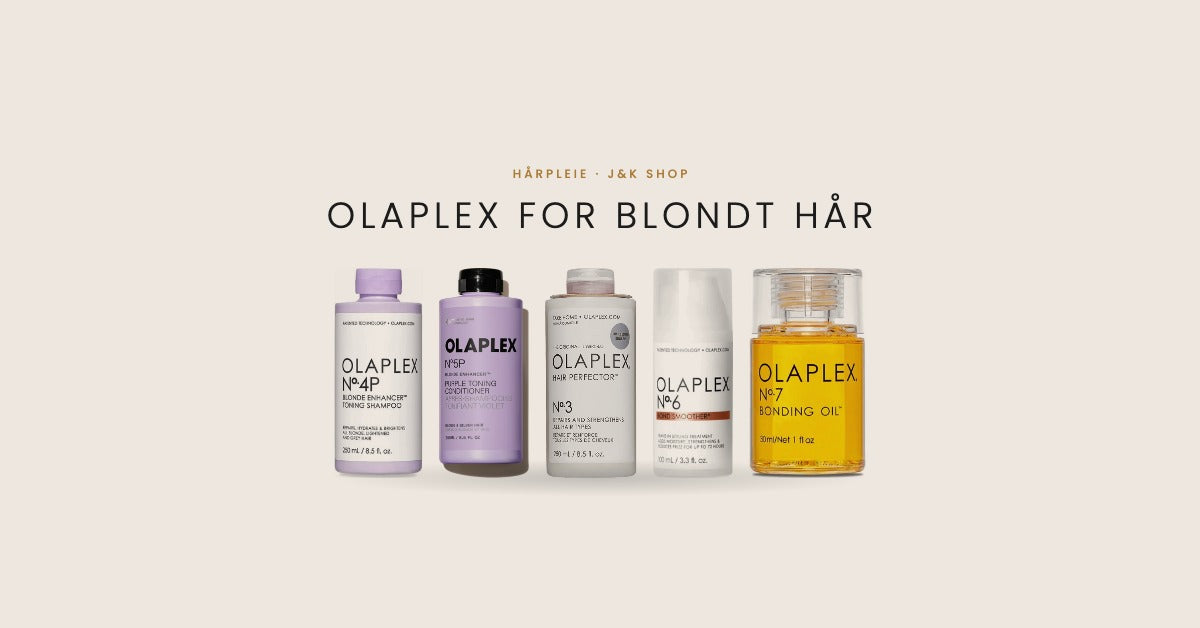 Olaplex for blondt hår: No. 4P, No. 5P, No. 3, No. 6 og No. 7 - J&K Shop