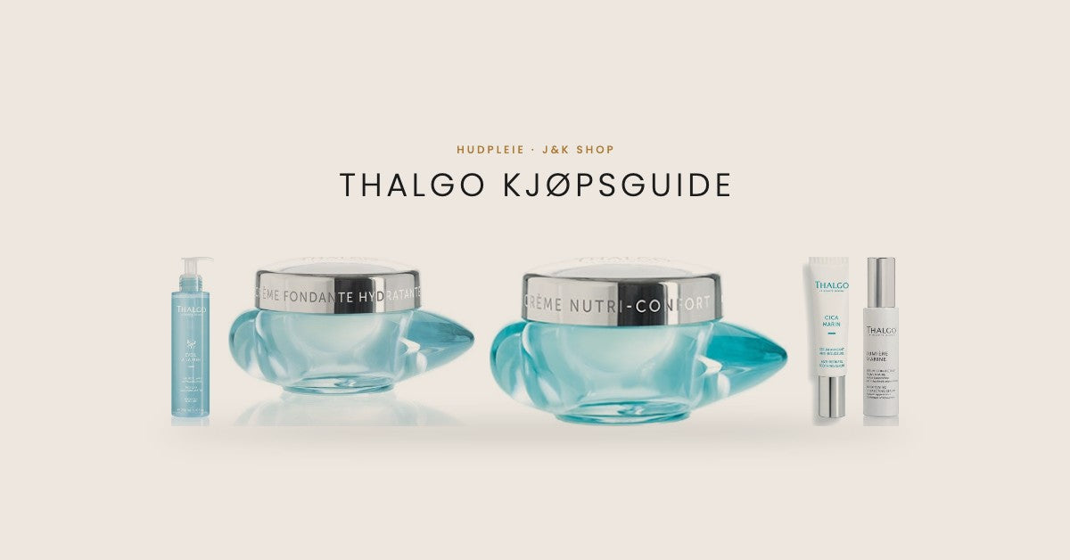 Thalgo kjøpsguide: rens, fuktkrem, Cold Cream Marine, Cica Marin og Lumière Marine