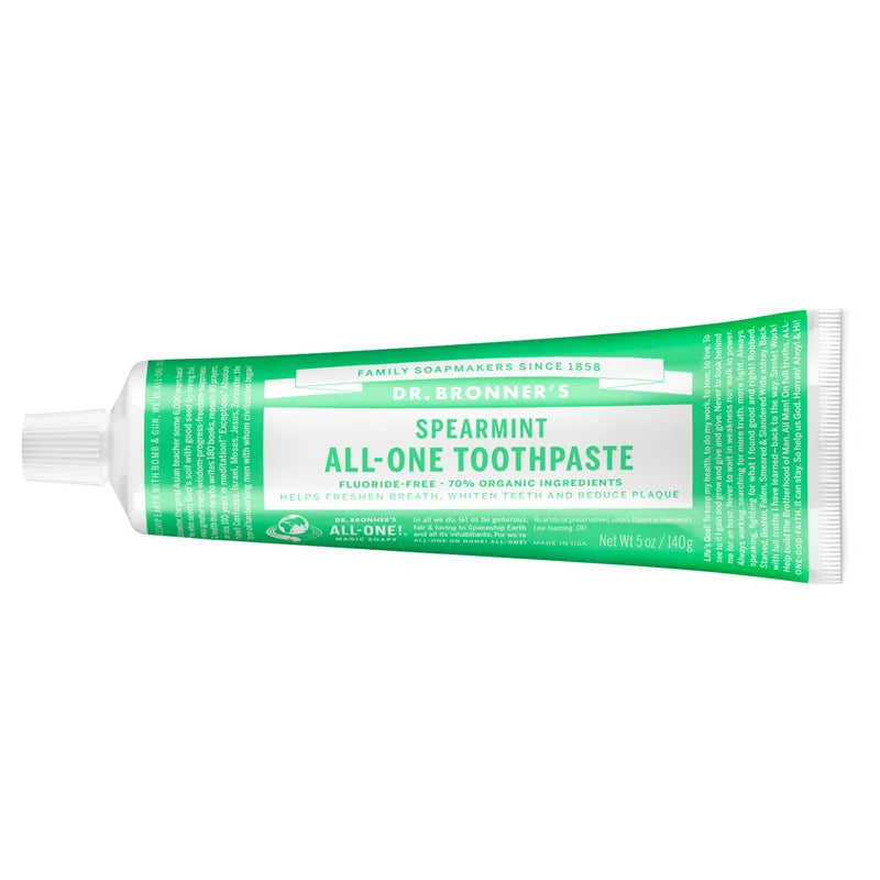 Dr. Bronner’s, Spearmint Tannkrem Uten Fluor 105 ml
