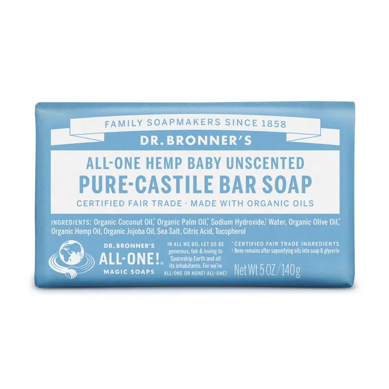 Dr. Bronner’s, Baby Mild Bar Soap 140 g
