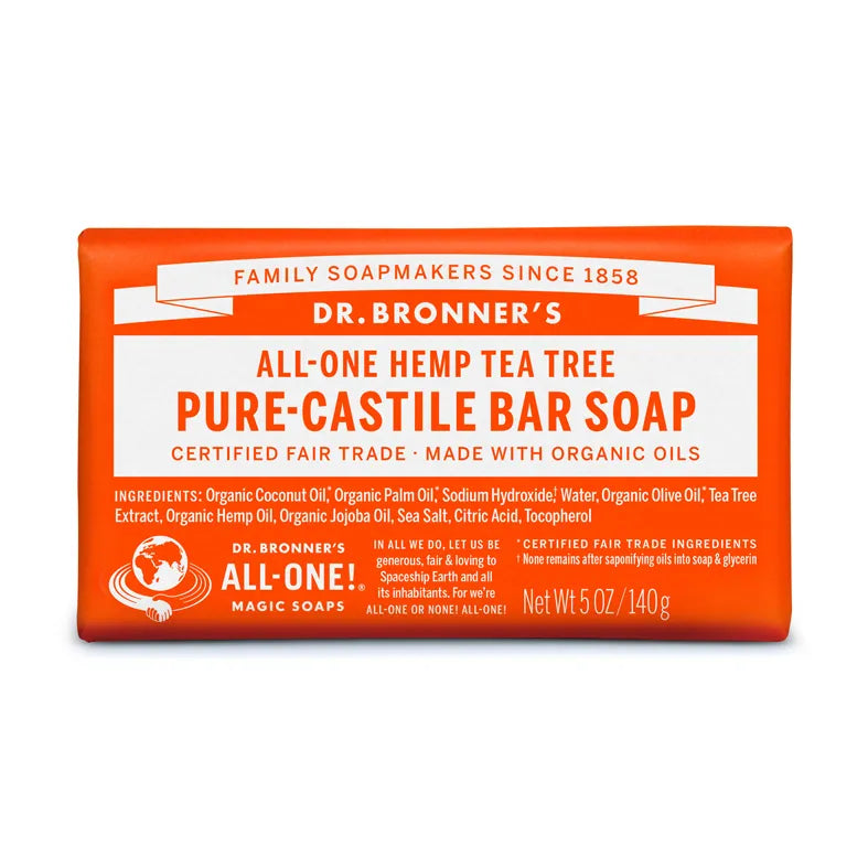 Dr. Bronner’s, Tea Tree Bar Soap 140 g