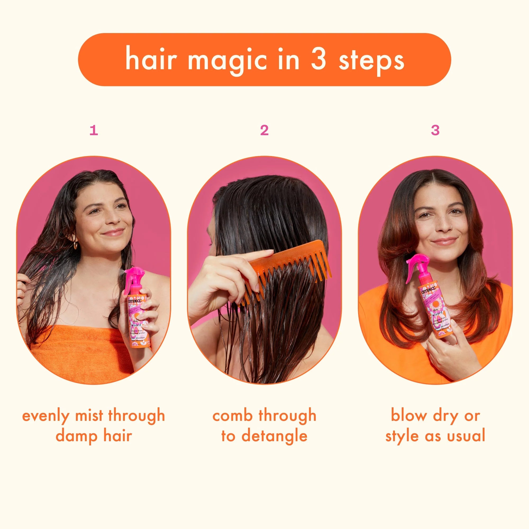 The Wizard Silicone-Free Detangling Hair Primer