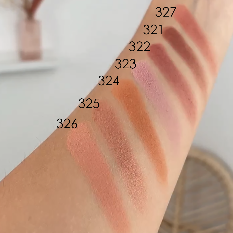 ZAO Compact Blush- (322) Brown Pink