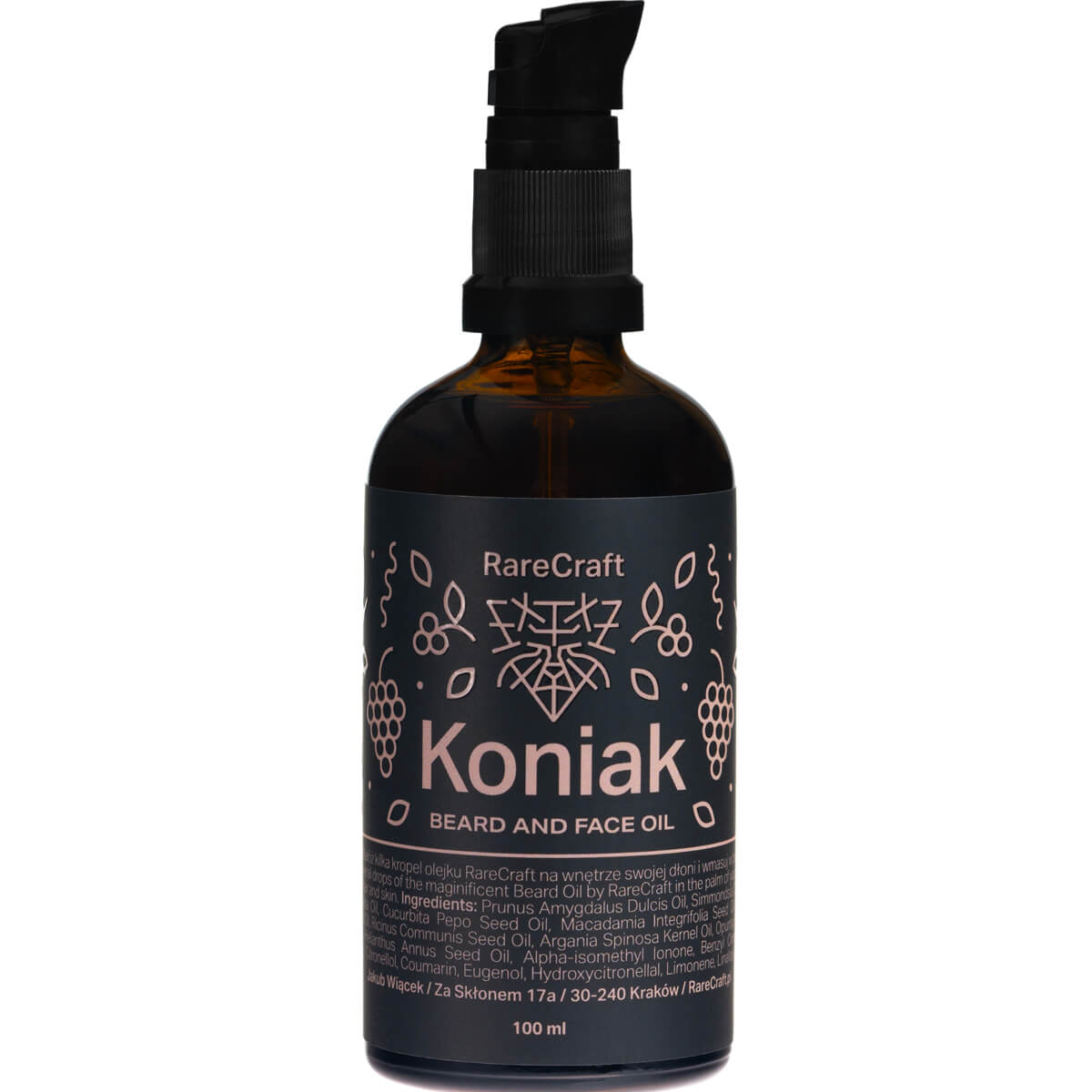 RareCraft Koniak, Beard Oil 100ml