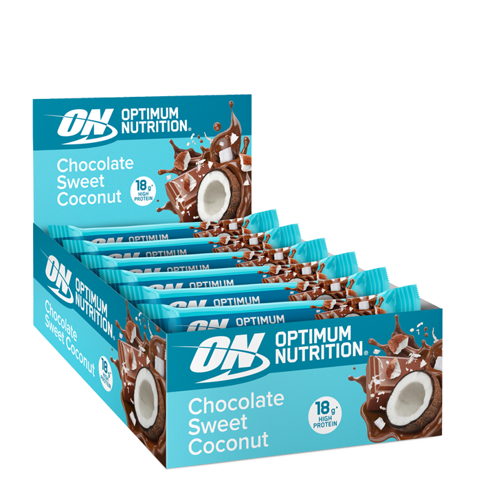 12 x Optimum Nutrition Protein Bar 55-59g - Proteinbarer - JK-Shop