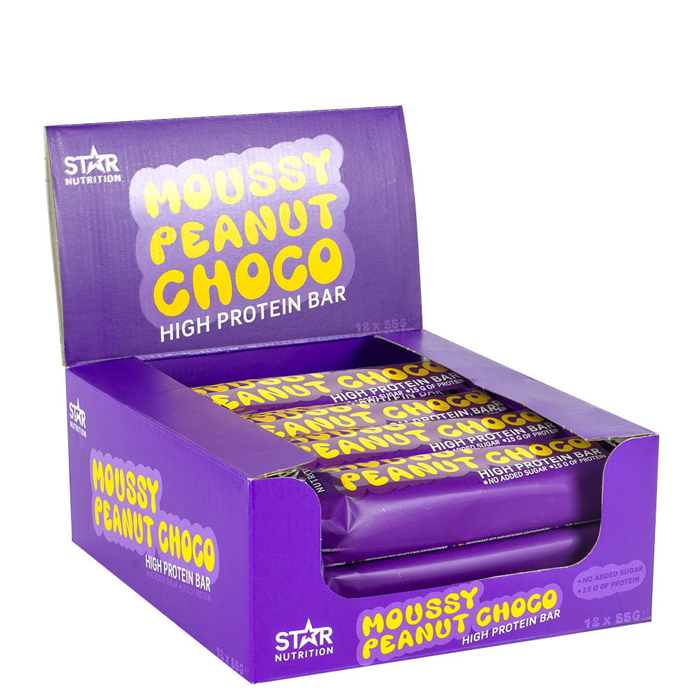 12 x Star Nutrition Soft Protein Bar 55g - Proteinbarer - JK-Shop