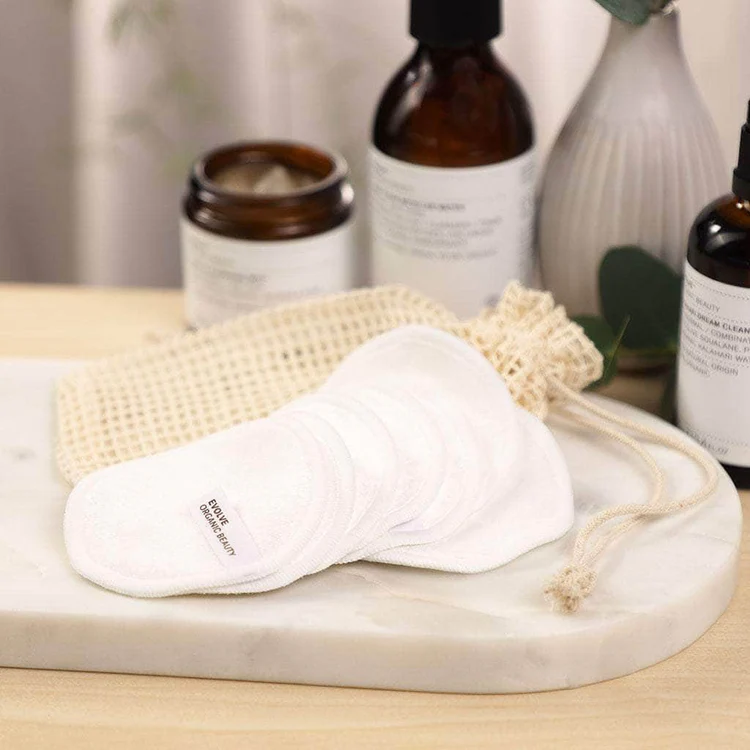 EVOLVE Bamboo Reusable Makeup Remover Pads