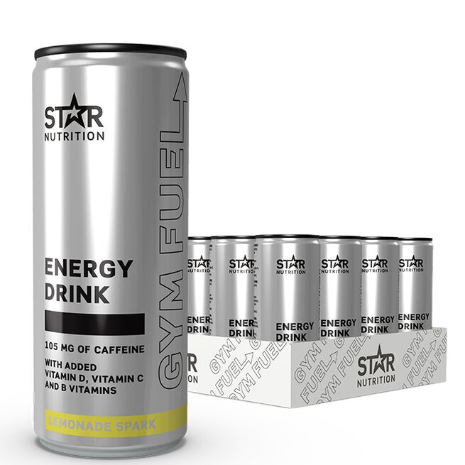 24 x Gym Fuel 330 ml - Energidrikk - JK-Shop