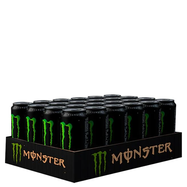 24 x Monster Energy Original 500ml - Energi Drikke - JK-Shop
