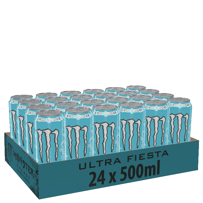24 x Monster Energy Ultra 500ml - Energi Drikke - JK-Shop
