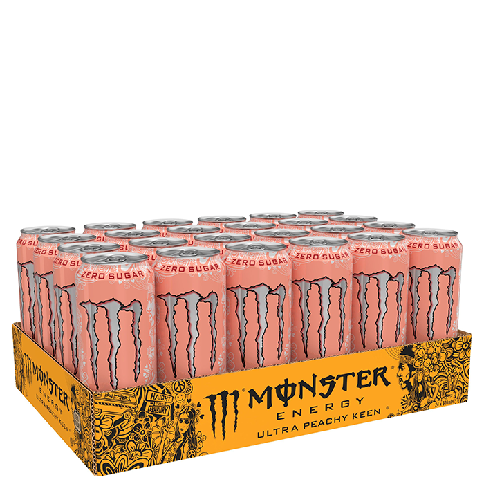 24 x Monster Energy Ultra 500ml - Energi Drikke - JK-Shop