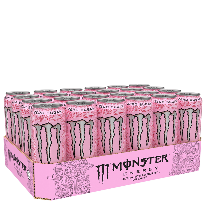 24 x Monster Energy Ultra 500ml - Energi Drikke - JK-Shop