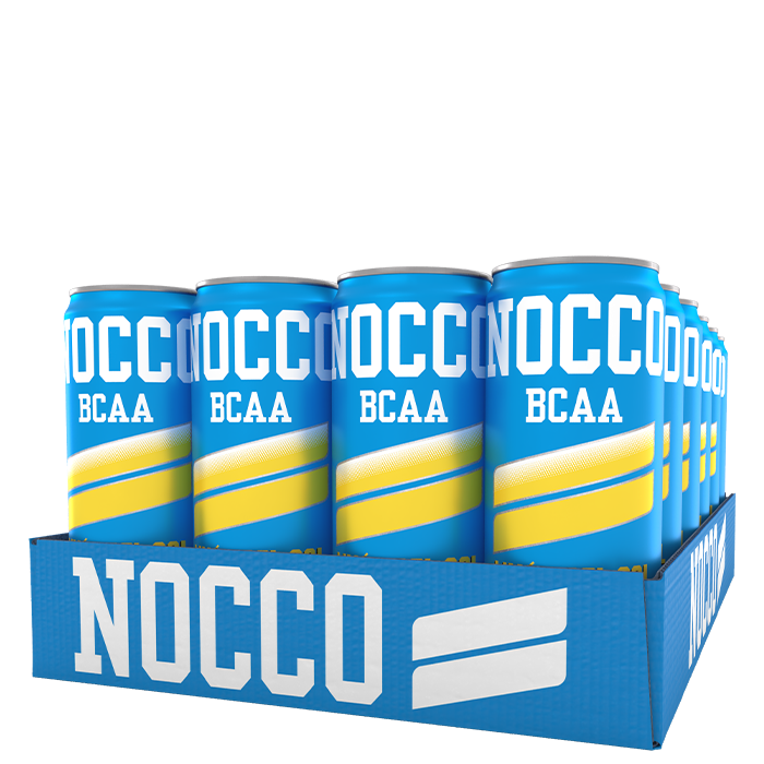 24 x NOCCO BCAA Drikke 330 ml - BCAA & EAA Drikke - JK-Shop